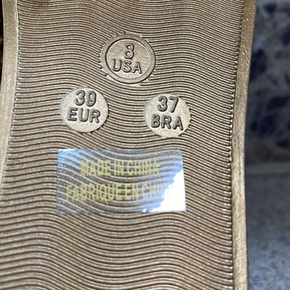 HAVANA LAST JEFFREY CAMPBELL 👡. SIZE 8 gold color. - Picture 7 of 13